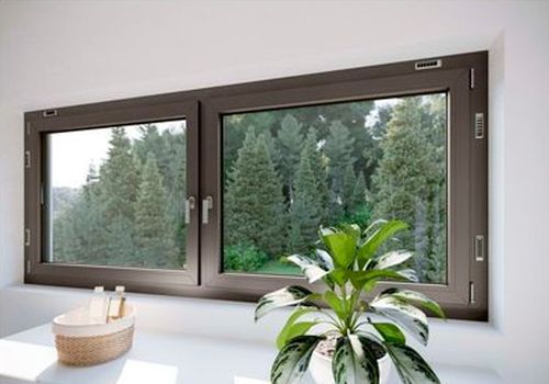Finestra in composito - RAUFIPRO®  - Rehau - in PVC / scorrevole / a doppi vetri