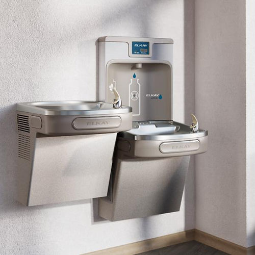 Distributore d'acqua fredda - LZSTL8WSLP - Elkay - senza contatto / per spazio pubblico