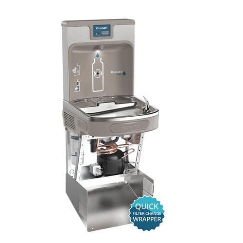 Distributore d'acqua fredda - LZS8WSSP - Elkay - per riempimento di bottiglie / senza contatto / contract