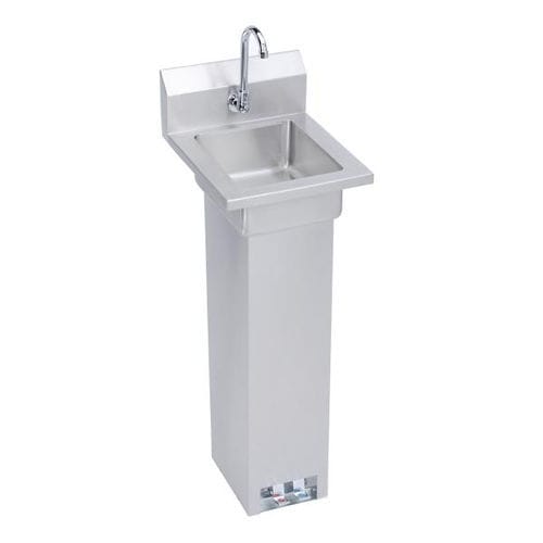 Mobile lavello in acciaio inossidabile - EHS-14-PEDX - Elkay - con piedi / professionale