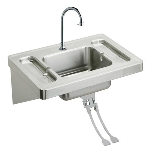 Lavello a 1 vasca - ESLV2820FC - Elkay - senza gocciolatoio / in acciaio inossidabile / sospeso