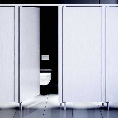 Cabina per bagni pubblici in HPL - ICON  - Thrislington Cubicles - in vetro / in legno / in acciaio inossidabile