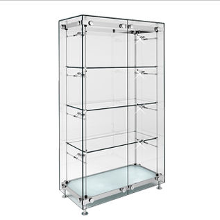 Vetrina contemporanea - SSG003.1000I - Shopkit - in vetro / illuminata / contract