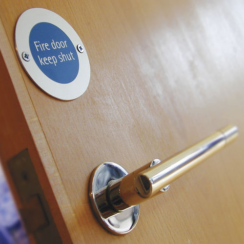 Pittogramma per porte in acciaio inossidabile - MDP - Shopkit - da interno / da esterno