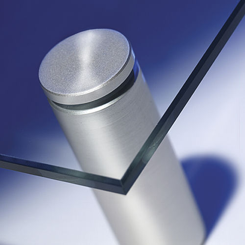 Morsetto per vetro in metallo - DRILLED - Shopkit - per pannelli / per muro