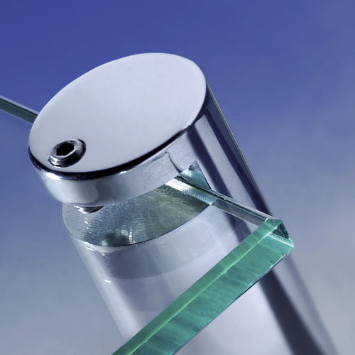 Morsetto per vetro in metallo - EDGE FIXED  - Shopkit - per pannelli / per muro