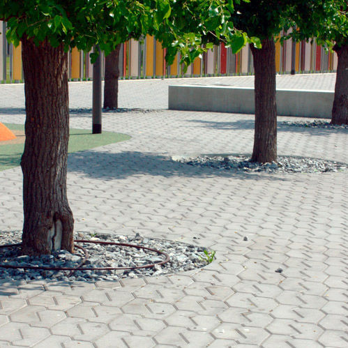 Pavé in calcestruzzo - HUELLA - Escofet - per esterni / per parcheggio / per terrazza