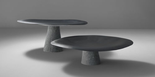 Tavolino basso design originale - ANITA - ImperfettoLab - in fibra di vetro / per uso residenziale / da interno