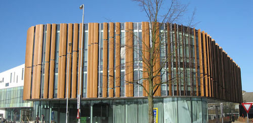 Frangisole in legno - DE GROOT - HESS TIMBER - per facciata