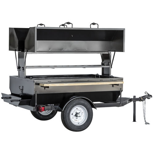 Barbecue a carbonella - 6DDG - Big John Grills & Rotisseries - professionale / con rotelle / in acciaio inossidabile