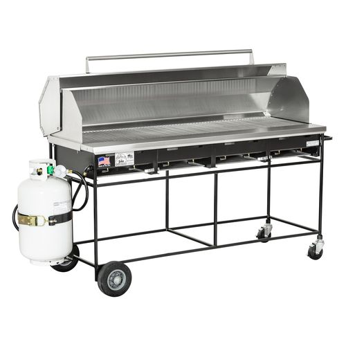 Grill a gas - A4CC-LPSS  - Big John Grills & Rotisseries - a pavimento / professionale / in acciaio inossidabile