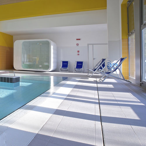 Piastrella in gres porcellanato - CEMENTO - Casalgrande Padana - opaca / a rilievo / da interno