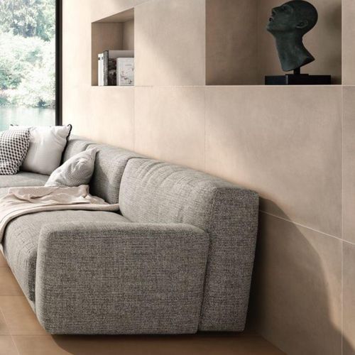 Piastrella in gres porcellanato - R-EVOLUTION SAND - Casalgrande Padana - opaca / da interno / da bagno