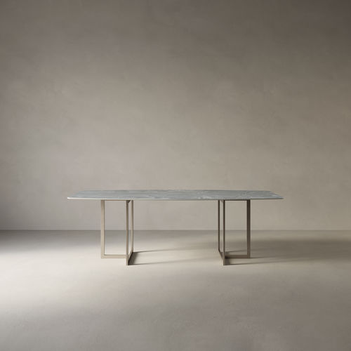 Tavolo design minimalista - Shaped.230 - Casalgrande Padana - in metallo / in gres porcellanato / rettangolare