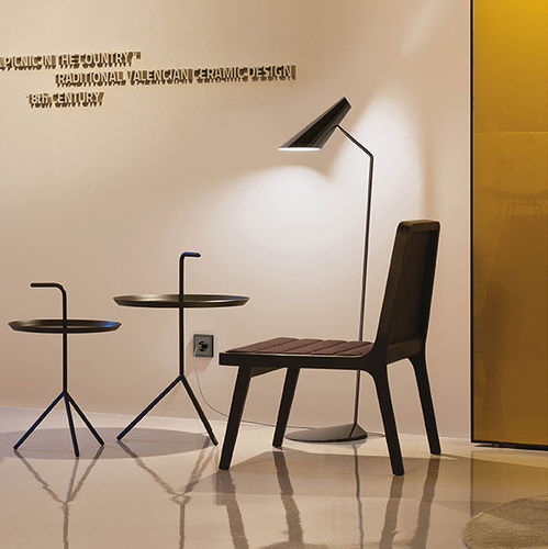 Lampada da terra - I.cono - VIBIA LIGHTING - in acciaio / in policarbonato / design originale
