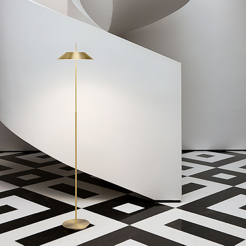 Lampada da terra - Mayfair - VIBIA LIGHTING - in alluminio / in acciaio / in policarbonato