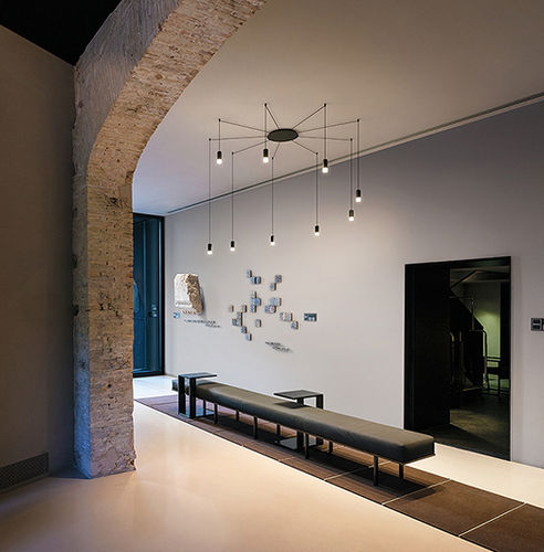 Lampada a sospensione - Wireflow Free-form - VIBIA LIGHTING - in alluminio / in acciaio / contemporanea