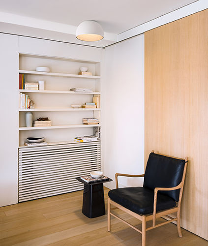 Plafoniera contemporanea - Duo - VIBIA LIGHTING - rotonda / in rovere / LED