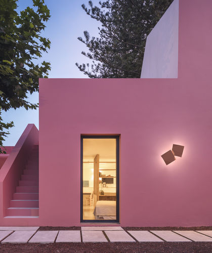 Applique contemporanea - Origami - VIBIA LIGHTING - da esterno / in ABS / quadrata