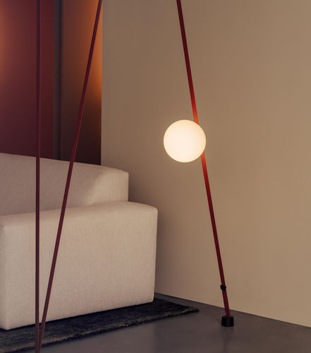 Lampada da terra - Plusminus - VIBIA LIGHTING - in alluminio / in policarbonato / in poliestere