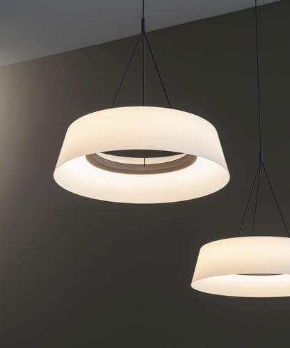 Lampada a sospensione - Lily - VIBIA LIGHTING - in alluminio / in opalina / contemporanea