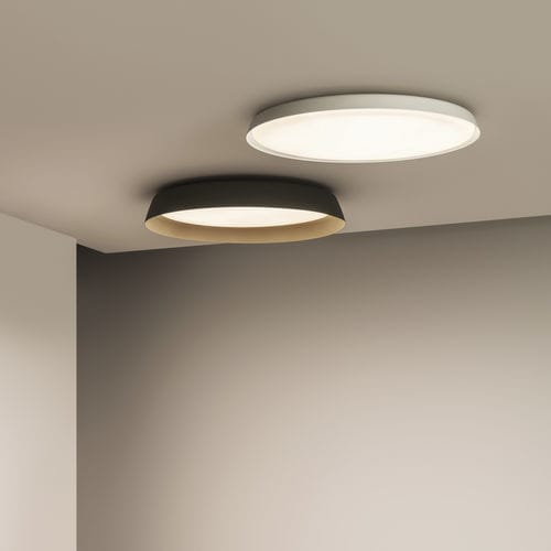 Plafoniera contemporanea - Bigger - VIBIA LIGHTING - rotonda / in alluminio / in policarbonato