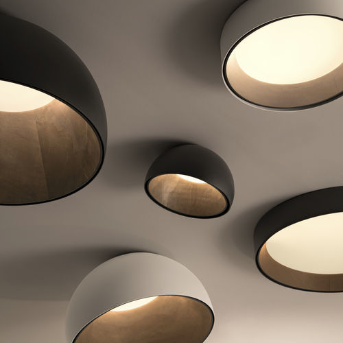 Plafoniera contemporanea - Duo Petra - VIBIA LIGHTING - rotonda / ovale / in alluminio