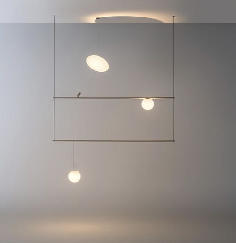 Lampada a sospensione - Circus  - VIBIA LIGHTING - in alluminio / in policarbonato / in PMMA