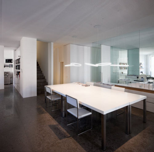 Lampada a sospensione - Halo Circular - VIBIA LIGHTING - in acciaio / in PMMA / contemporanea