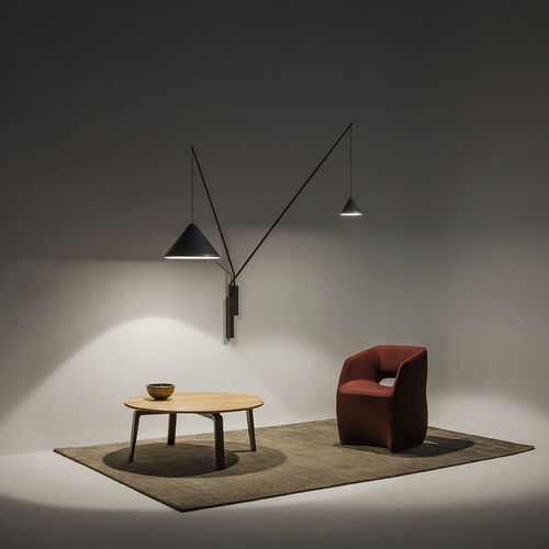Applique contemporanea - North - VIBIA LIGHTING - da interno / in alluminio / in fibra di carbonio