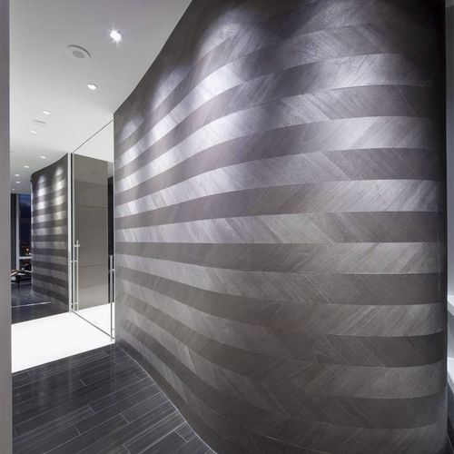Carta da parati classica - AJIRO CHEVRON™ - Maya Romanoff - in legno / a tinta unita / aspetto legno