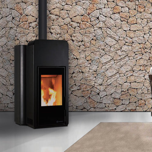 Stufa a pellet - NATURE - ECOFOREST - 8 kW / contemporanea / in ghisa