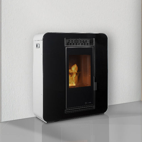 Stufa a pellet - BOLONIA - ECOFOREST - 5 kW...10 kW / multicombustibile / contemporanea
