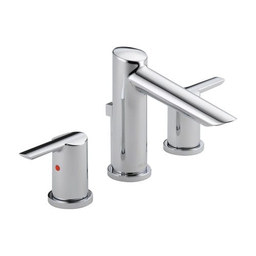 Miscelatore doppio comando per lavabo - COMPEL® : 3561-MPU-DST-IN - Delta - da appoggio / in metallo / da bagno