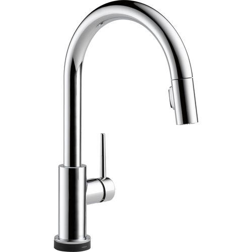 Miscelatore da appoggio - TRINSIC® : 9159T-DST-IN - Delta - elettronico / in metallo cromato / da cucina