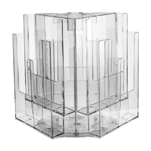 Porta opuscoli da bancone - 444064 - EDIMETA - in plastica / contract / girevole