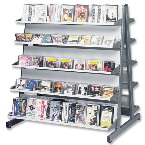 Scaffalatura per mediateca - 100920A - EDIMETA - standard / in acciaio
