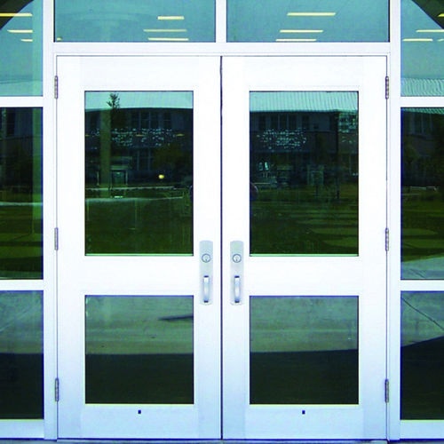 Porta d'ingresso - SERIES D200 l SERIES D300 l SERIES D500 - EFCO - in alluminio / battente / vetrata