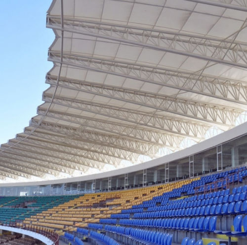 Membrana tessile in composito - ADVANCED 1502 S2 - Serge Ferrari ARCHITECTURE - da tetto / per stadio / ignifuga