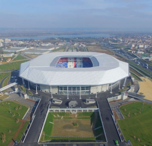 Membrana tessile in composito - XTREM TX30-V - Serge Ferrari ARCHITECTURE - da tetto / per stadio / ignifuga