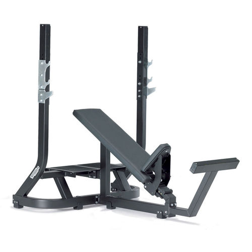 Panca per pesi regolabile - OLYMPIC INCLINE PURE - TECHNOGYM - da interno / contract / per percorso vita