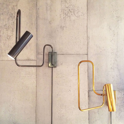 Applique contemporanea - PIVOT SIMPLE - Triode Design - da interno / in ottone / regolabile