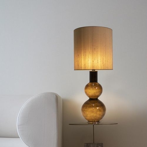 Lampada da tavolo - Augusta - Home Switch Home - Thawaru - in vetro soffiato / in tessuto / contemporanea