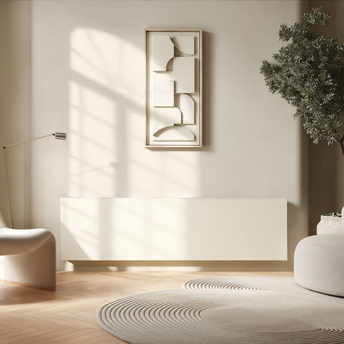 Termoconvettore ad acqua calda - LINEA PLUS HYBRID - JAGA - moderno / in metallo / bianco
