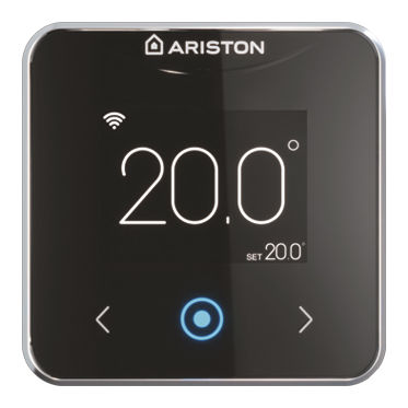 Termostato per riscaldamento - CUBE S NET - Ariston - d'ambiente / a muro / nero