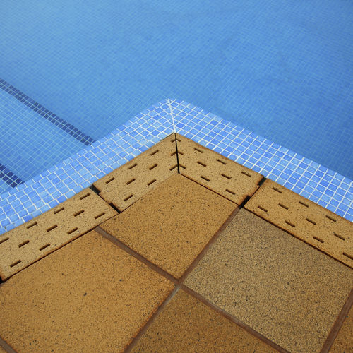 Griglia per canalina in ceramica - REJILLA L NATURAL - TERRAKLINKER - GRES DE BREDA - per piscina