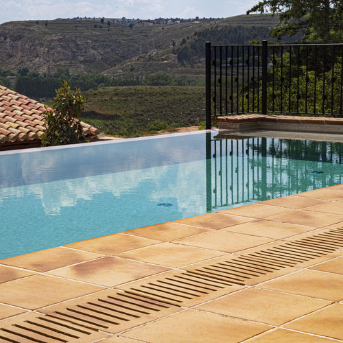 Piastrella in gres - ANTICA - TERRAKLINKER - GRES DE BREDA - da esterno / da giardino / per bagnasciuga di piscina