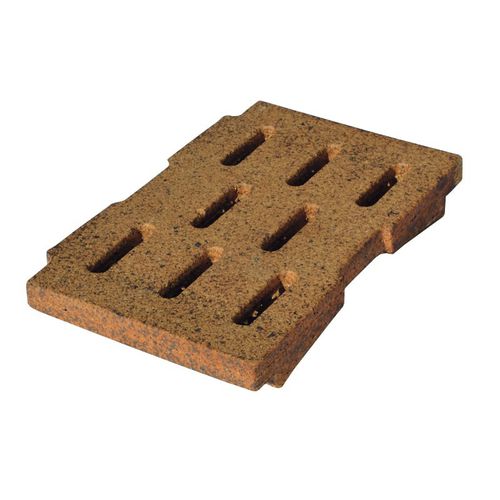Griglia per canalina in ceramica - NATURAL - TERRAKLINKER - GRES DE BREDA - per piscina