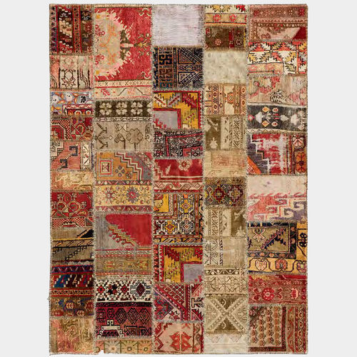 Tappeto contemporaneo - MADDA PATCH 1636 - TISCA ITALIA - patchwork / in lana / rettangolare