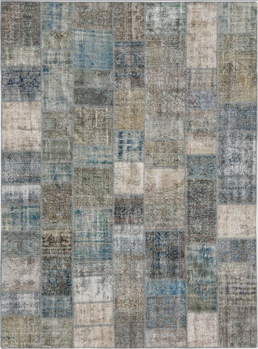 Tappeto contemporaneo - MADDA PATCH 1981 - TISCA ITALIA - patchwork / in lana / rettangolare